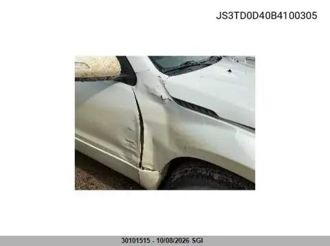 2011 Suzuki Grand Vitara Xsport VIN JS3TD0D40B4100305 фото 4