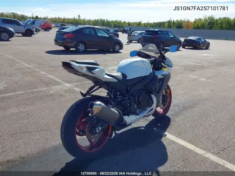 2025 Suzuki Gsx-R600 VIN JS1GN7FA2S7101781 фото 4