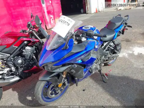 2025 Suzuki Gsx1000 Gt/Gt+ VIN JS1EK12B0S7100320 фото 3