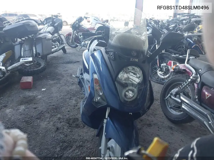 RFGBS1TD48SLM0496 Sym RV 2008 — повреждение Повреждения со всех сторон, фото до ремонта