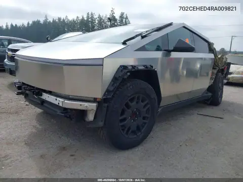 2024 Tesla Cybertruck All-Wheel Drive VIN 7G2CEHED4RA009821 фото 2