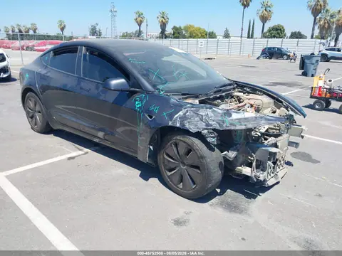 5YJ3E1EAXRF783560 — 2024 Tesla Model 3 Long Range Dual Motor ALL-Wheel Drive/Rear-Wheel Drive, Передняя часть (Front End), фото до ремонта