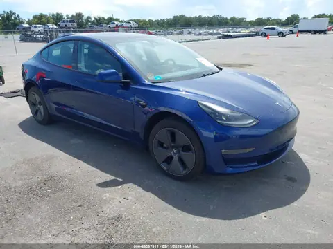 5YJ3E1EB6MF965581 — 2021 Tesla Model 3 Long Range Dual Motor ALL-Wheel Drive, Задняя часть слева (Left Rear), фото до ремонта