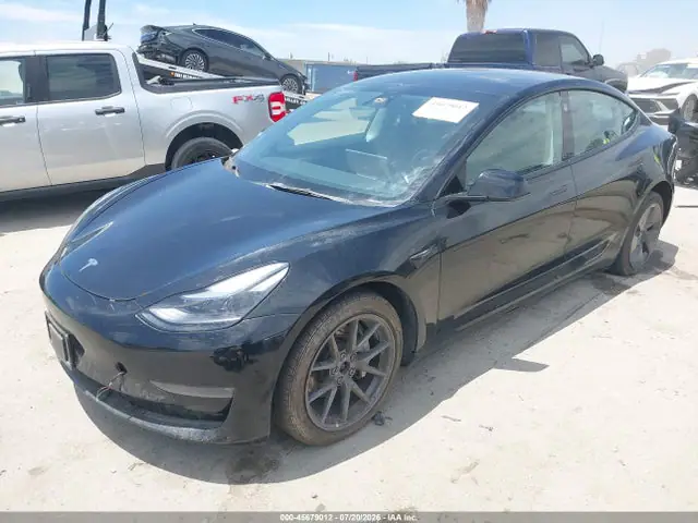 5YJ3E1EB1NF335324 — 2022 Tesla Model 3 Long Range Dual Motor ALL-Wheel Drive, фото 2 с аукциона IAAI 30.09.2026, Естественный износ