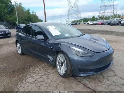 5YJ3E1EB5NF339456 — 2022 Tesla Model 3 Long Range Dual Motor ALL-Wheel Drive, Передняя часть (Front End), фото до ремонта