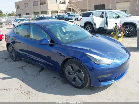 5YJ3E1EB8NF317533 — 2022 Tesla Model 3 Long Range Dual Motor ALL-Wheel Drive, Левый бок (Left Side), фото до ремонта