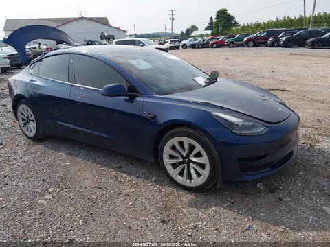 5YJ3E1EB3NF175446 — 2022 Tesla Model 3 Long Range Dual Motor ALL-Wheel Drive, Передняя часть слева (Left Front), фото до ремонта