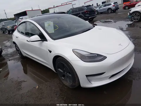 5YJ3E1EB2NF163773 — 2022 Tesla Model 3 Long Range Dual Motor ALL-Wheel Drive, Задняя часть (Rear), фото до ремонта