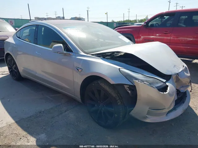 2018 Tesla Model 3 Long Range/mid Range VIN 5YJ3E1EA8JF014317 фото 1