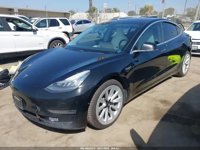 5YJ3E1EB2JF112896 — 2018 Tesla Model 3 Long Range/Performance, фото 2 с аукциона IAAI 14.10.2026, Задняя часть