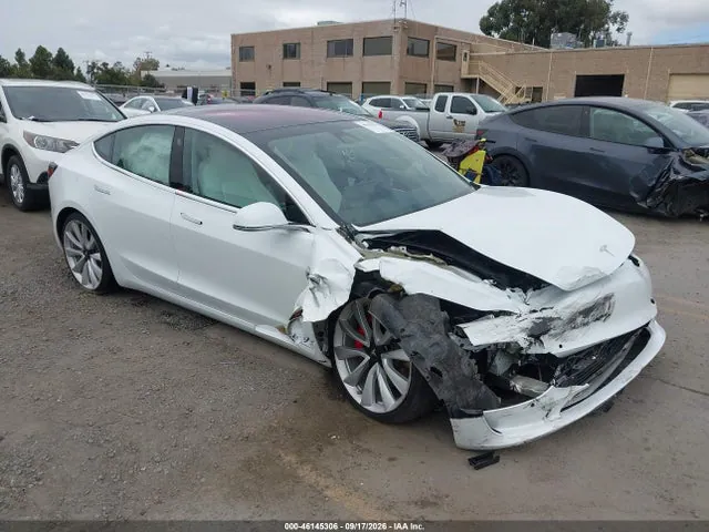 2018 Tesla Model 3 Long Range/performance VIN 5YJ3E1EB2JF081357 фото 1