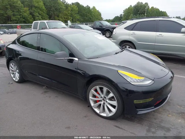 2019 Tesla Model 3 Long Range/performance VIN 5YJ3E1EB0KF192443 фото 1