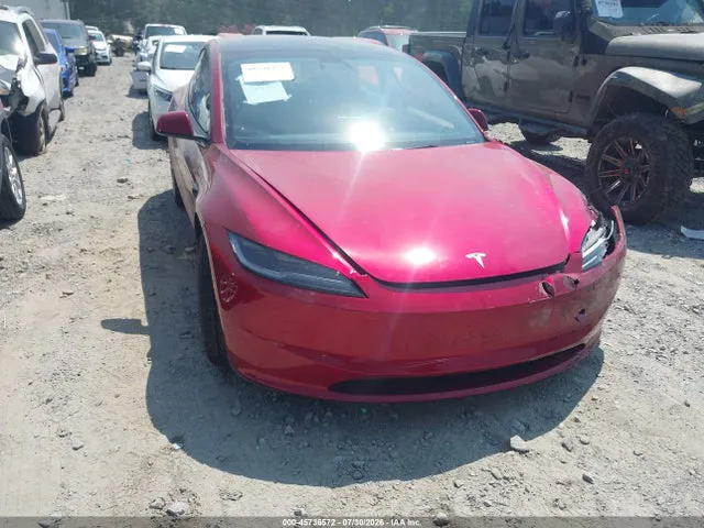 2025 Tesla Model 3 Long Range Rear-wheel Drive/standard Rear-wheel Drive VIN 5YJ3E1EA6SF918510 фото 1