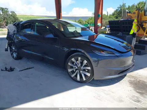 5YJ3E1EAXSF037857 — 2025 Tesla Model 3 Long Range Rear-Wheel Drive/Standard Rear-Wheel Drive, Задняя часть (Rear), фото до ремонта