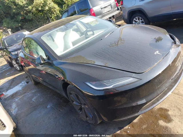 2025 Tesla Model 3 Long Range Rear-wheel Drive/standard Rear-wheel Drive VIN 5YJ3E1EA3SF984089 фото 1