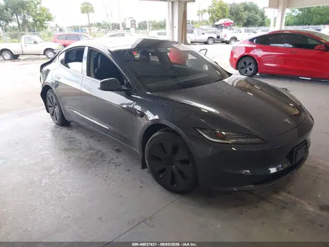 5YJ3E1EA2SF889071 — 2025 Tesla Model 3 Long Range Rear-Wheel Drive/Standard Rear-Wheel Drive, Задняя часть (Rear), фото до ремонта