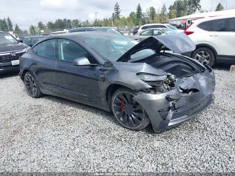 5YJ3E1EC1MF926051 — 2021 Tesla Model 3 Performance Dual Motor ALL-Wheel Drive, Передняя часть (Front End), фото до ремонта