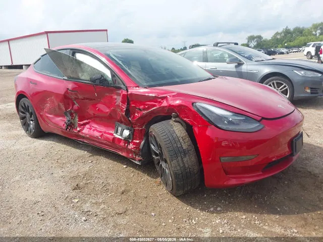 2022 Tesla Model 3 Performance Dual Motor All-wheel Drive VIN 5YJ3E1EC8NF296854 фото 1