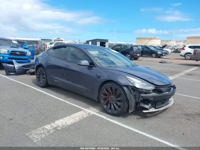 2023 Tesla Model 3 Performance Dual Motor All-wheel Drive VIN 5YJ3E1EC2PF407899 фото 1