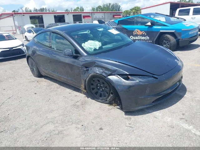 2026 Tesla Model 3 Premium Rear-wheel Drive/rear-wheel Drive VIN 5YJ3E1EA4TF178165 фото 1
