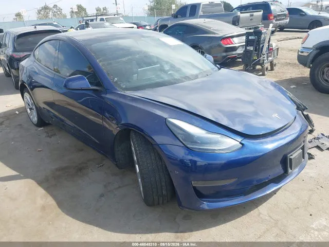 2022 Tesla Model 3 Rear-wheel Drive VIN 5YJ3E1EA6NF143808 фото 1