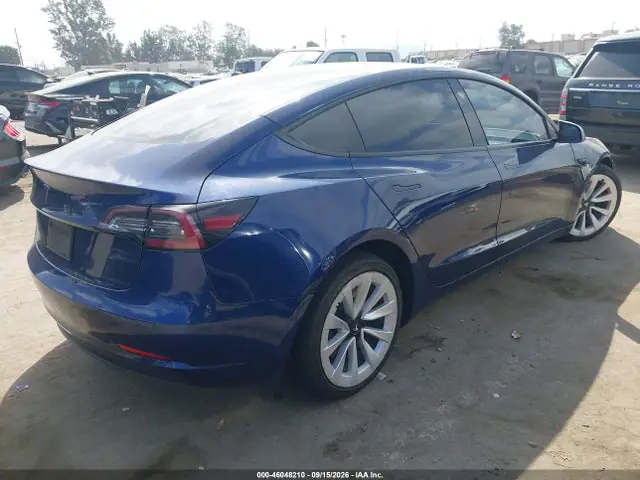 2022 Tesla Model 3 Rear-wheel Drive VIN 5YJ3E1EA6NF143808 фото 4