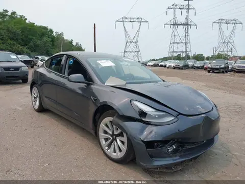 5YJ3E1EA8PF436323 — 2023 Tesla Model 3 Rear-Wheel Drive, Передняя часть (Front End), фото до ремонта