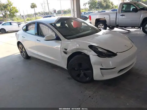 5YJ3E1EA5PF569251 — 2023 Tesla Model 3 Rear-Wheel Drive, Передняя часть справа (Right Front), фото до ремонта