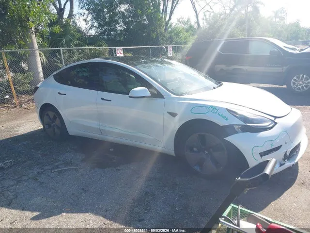 2023 Tesla Model 3 Rear-wheel Drive VIN 5YJ3E1EAXPF573800 фото 1