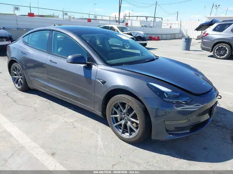 5YJ3E1EA2PF425835 — 2023 Tesla Model 3 Rear-Wheel Drive, Задняя часть слева (Left Rear), фото до ремонта