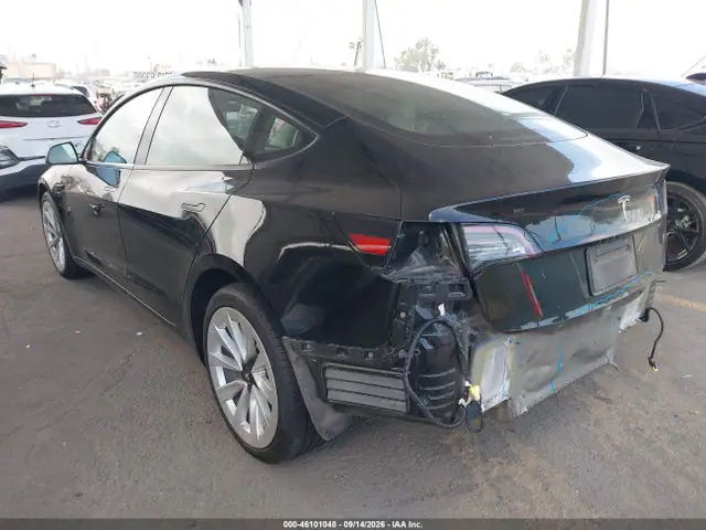 5YJ3E1EA8PF464350 — 2023 Tesla Model 3 Rear-Wheel Drive, фото 3 с аукциона IAAI 30.09.2026, Задняя часть