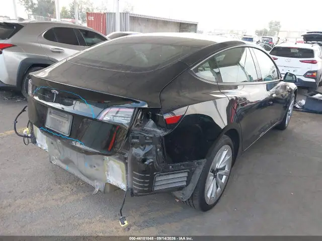 5YJ3E1EA8PF464350 — 2023 Tesla Model 3 Rear-Wheel Drive, фото 4 с аукциона IAAI 30.09.2026, Задняя часть