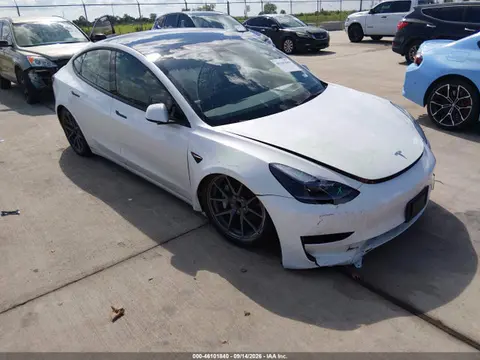 5YJ3E1EA4PF504956 — 2023 Tesla Model 3 Rear-Wheel Drive, Передняя часть (Front End), фото до ремонта