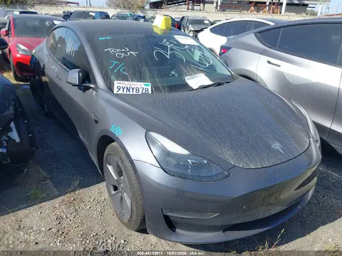 5YJ3E1EAXPF501236 — 2023 Tesla Model 3 Rear-Wheel Drive, Задняя часть справа (Right Rear), фото до ремонта