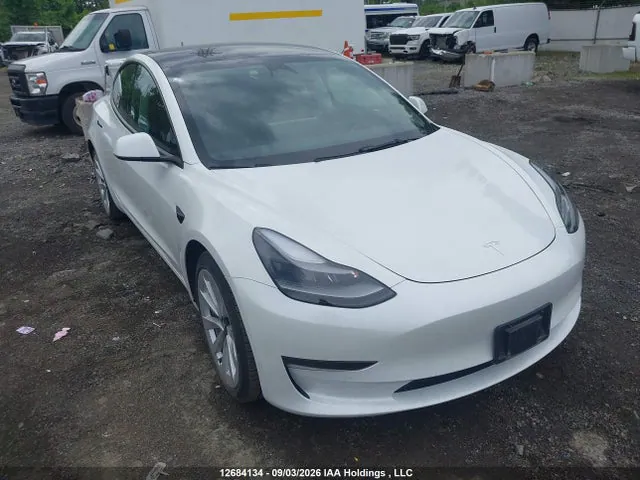 2022 Tesla Model 3 Rwd/standard Range VIN 5YJ3E1EAXNF353215 фото 1