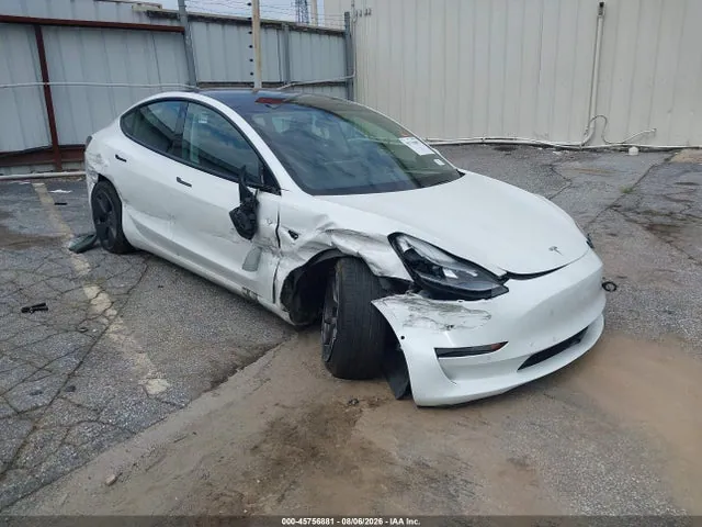2021 Tesla Model 3 Standard Range Plus Rear-wheel Drive VIN 5YJ3E1EA7MF986981 фото 1