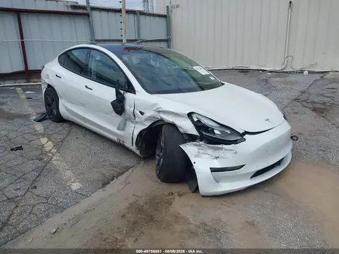 5YJ3E1EA7MF986981 — 2021 Tesla Model 3 Standard Range Plus Rear-Wheel Drive, Передняя часть (Front End), фото до ремонта