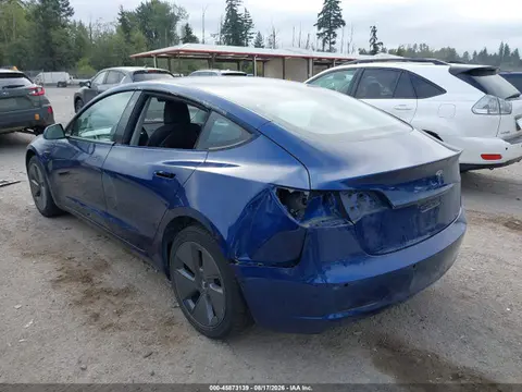 2021 Tesla Model 3 Standard Range Plus Rear-wheel Drive VIN 5YJ3E1EA1MF091616 фото 3