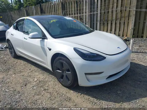 5YJ3E1EA1MF030072 — 2021 Tesla Model 3 Standard Range Plus Rear-Wheel Drive, Задняя часть (Rear), фото до ремонта