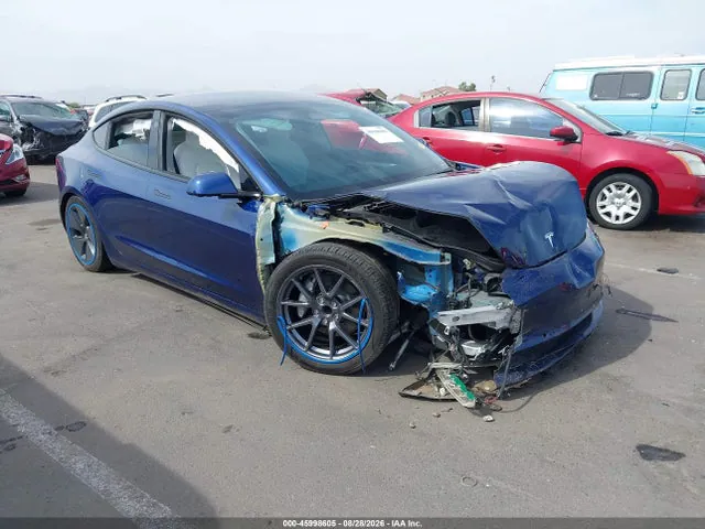 2021 Tesla Model 3 Standard Range Plus Rear-wheel Drive VIN 5YJ3E1EA2MF028847 фото 1