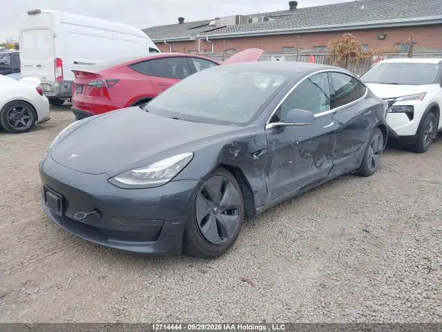 5YJ3E1EA8LF591402 — 2020 Tesla Model 3 Standard Range Plus, фото 2 с аукциона IAAI 14.10.2026, Левый бок