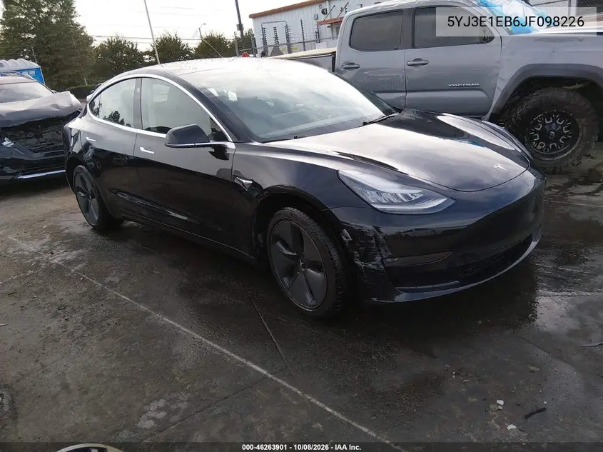 2018 Tesla Model 3 Long Range/Performance VIN 5YJ3E1EB6JF098226 фото 1