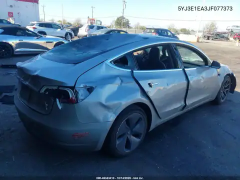 5YJ3E1EA3JF077373 — 2018 Tesla Model 3, фото 4 с аукциона IAAI, Передняя и задняя части