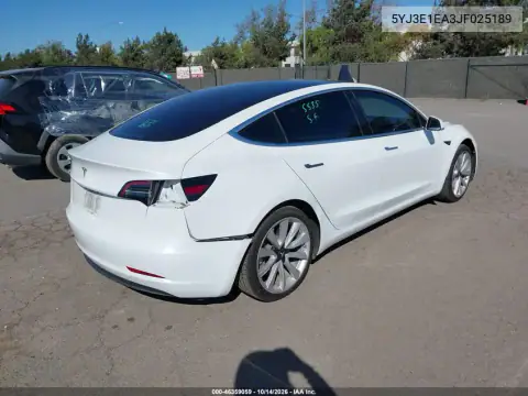 5YJ3E1EA3JF025189 — 2018 Tesla Model 3, фото 4 с аукциона IAAI, Передняя часть