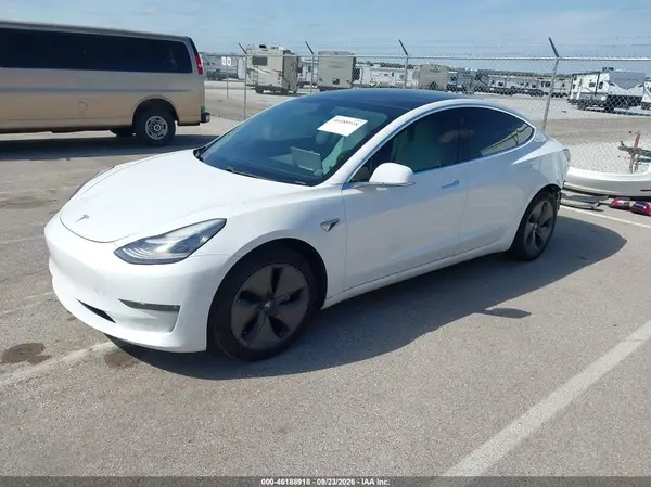 5YJ3E1EB8KF494448 — 2019 Tesla Model 3, фото 2 с аукциона IAAI, Задняя часть