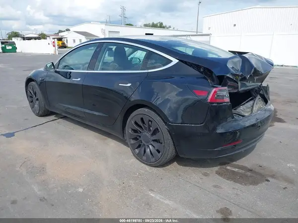 5YJ3E1EB2KF385385 — 2019 Tesla Model 3, фото 3 с аукциона IAAI, Задняя часть
