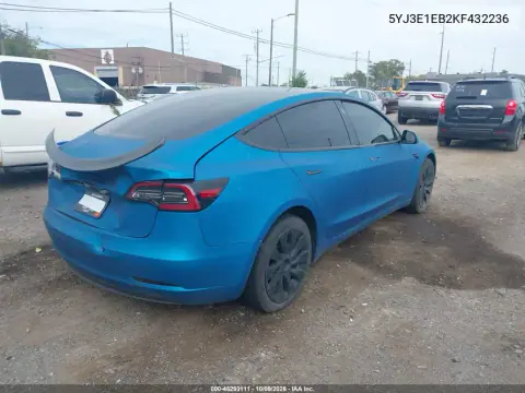 2019 Tesla Model 3 Long Range/Performance VIN 5YJ3E1EB2KF432236 фото 4