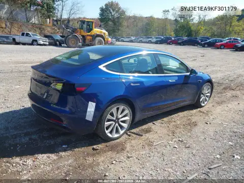 5YJ3E1EA9KF301179 — 2019 Tesla Model 3, фото 4 с аукциона IAAI, Сзади слева