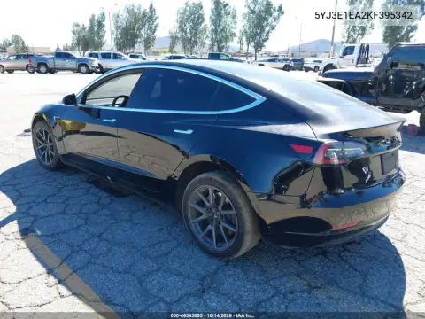 5YJ3E1EA2KF395342 — 2019 Tesla Model 3, фото 3 с аукциона IAAI, Передняя часть