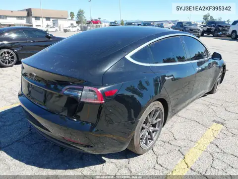 5YJ3E1EA2KF395342 — 2019 Tesla Model 3, фото 4 с аукциона IAAI, Передняя часть